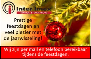 Inter Imex is bereikbaar per telefoon en email tijdens kerst en oud & nieuw